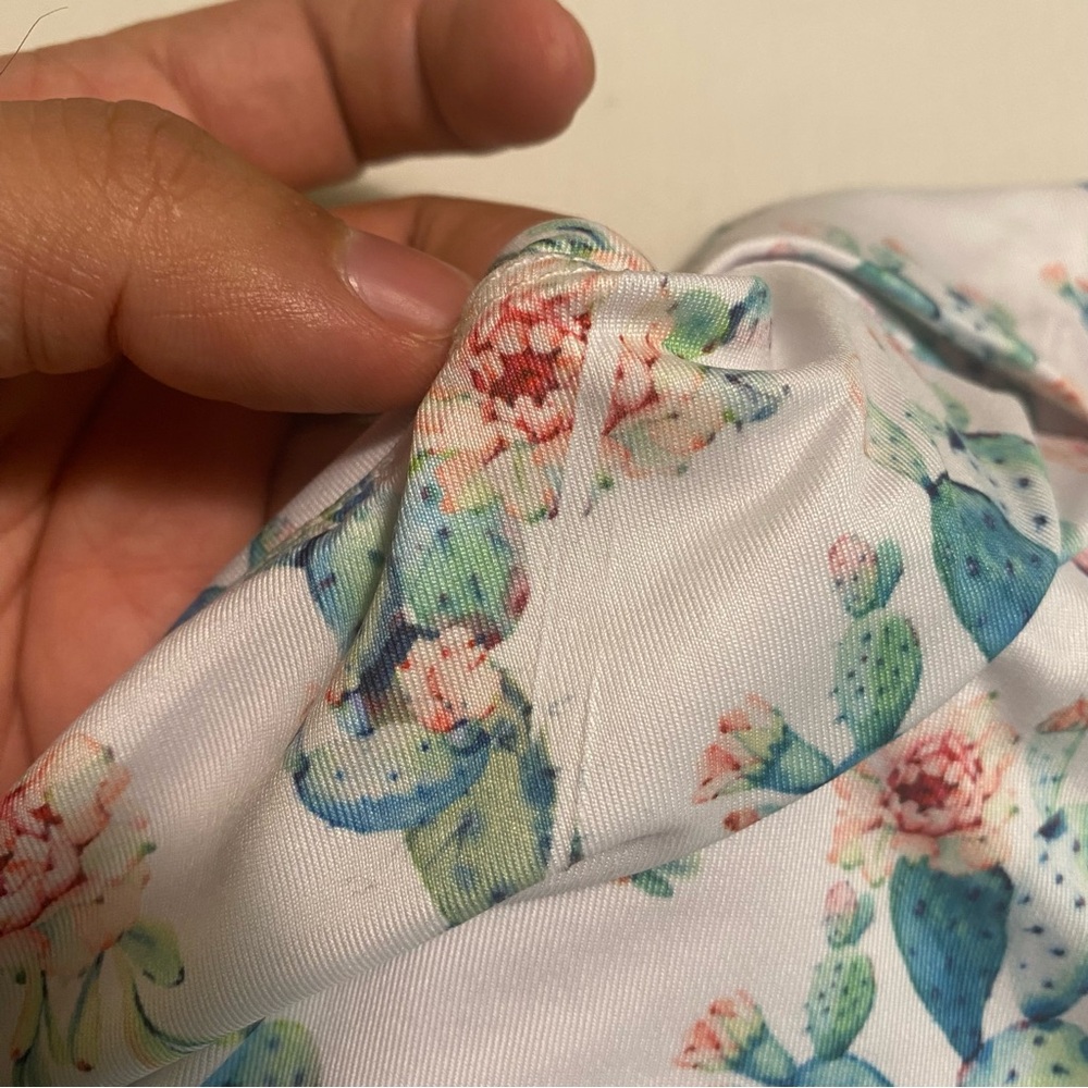 Bad Birdie Floral Cactus Polo Mens L Golf Performance Stretch - Picture 11 of 14
